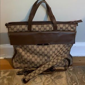 Gucci Bag. Can fit a laptop